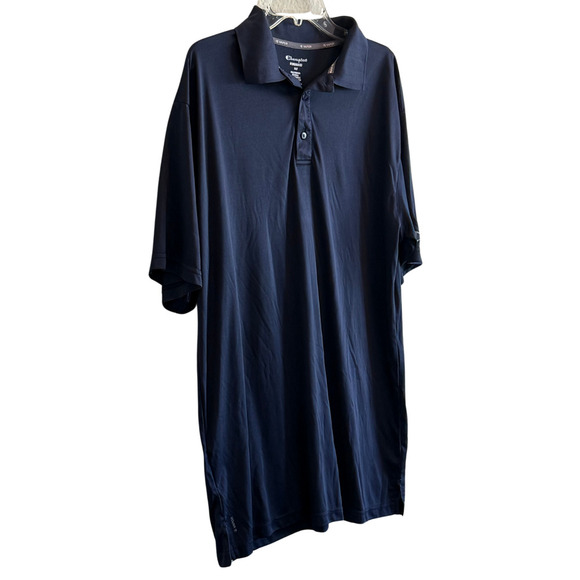 Champion Mens Navy Golf Polo - Size XLT - Picture 3 of 6
